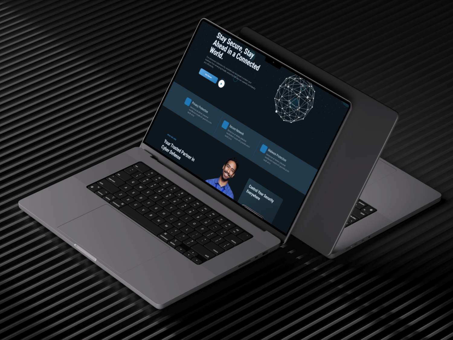 Cyber Security — начална страница